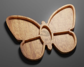 Butterfly Tray - CNC Files for Wood