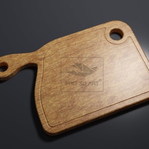 Hatchet Cutting Board - CNC files for wood (svg, dxf, eps, ai, pdf stl)