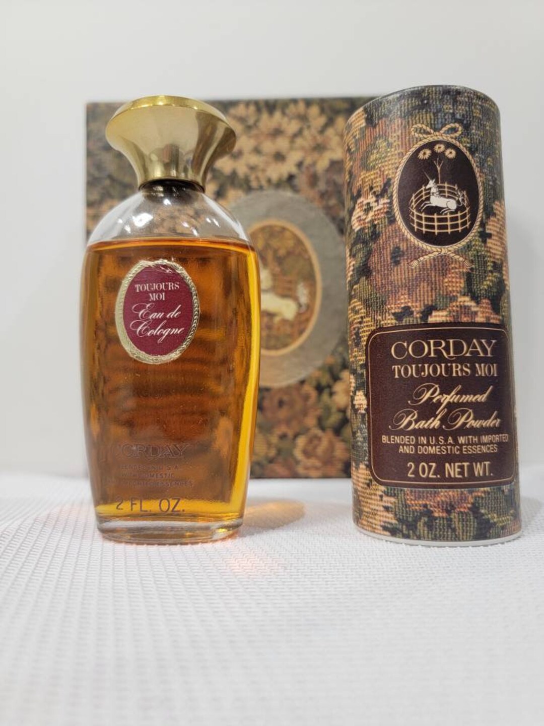 Corday Toujours Moi Perfume Gift Set: Parfum 60 Ml and Parfume 