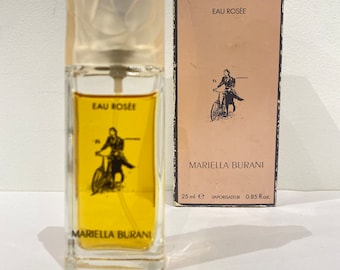 Eau Rosee Mariella Burani cologne 50 ml. Vintage 1977.