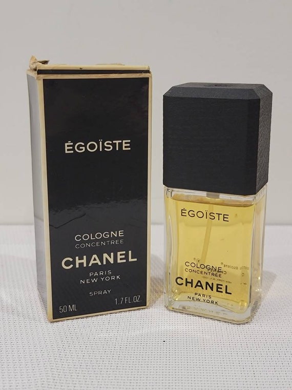 Chanel Egoiste Eau de Toilette Edt 4ml 0.13 Fl. Oz. Miniature Splash Not  Spray Perfume for Men Rare Vintage 1990