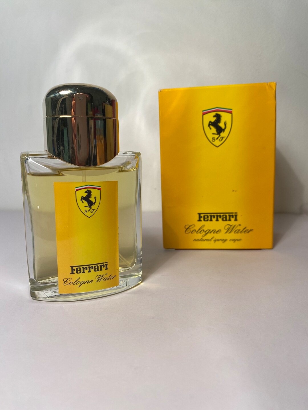 Ferrari Yellow Ferrari Cologne 75 Ml. Vintage 1997. Sealed Bottle. Etsy Australia