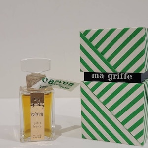 Ma Griffe Carven extrait 30 ml. Raro, safra de 1980. Garrafa de cristal. Lacrado.