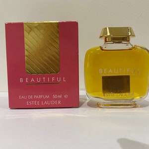 Estée Lauder Beautiful edp 50 ml. Rare, vintage 1985 edition. Sealed bottle.