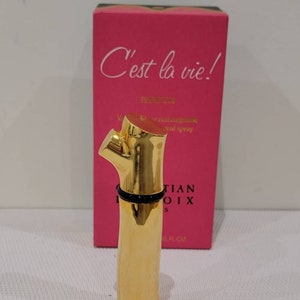 C’est la vie Lacroix pure parfum 7,5 ml. Gold case. Rare, vintage limited edition