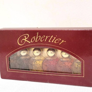 Robertier gold collection perfumes set. Rare, vintage 1970. Sealed