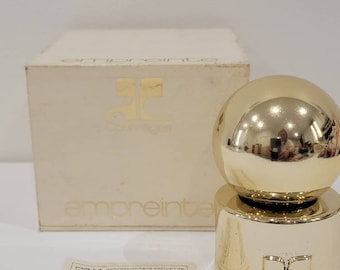Courreges Empreinte pure parfum 1 fl oz (28 ml). Rare, vintage 1980. Sealed bottle.