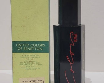 Colors De Benetton Man Benetton Edt 100 Ml. Vintage 1988 - Etsy