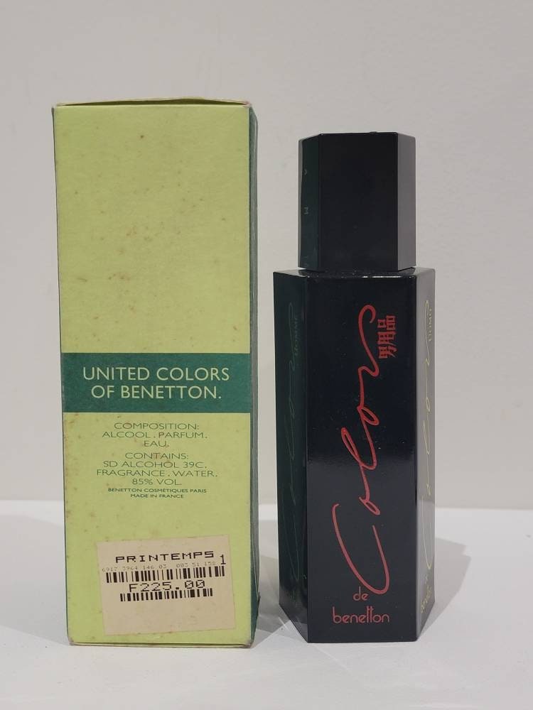 Colors De Benetton Man Benetton Edt 100 Ml. Vintage 1988 - Etsy