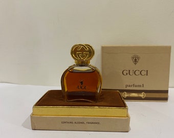 Gucci No 1 perfume puro 15 ml. Raro, vintage edición original de 1974. Botella sellada. Excelente estado.
