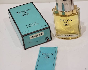 未使用 Tiffany ティファニー フォーメン コロン 50ml ボトル ティファニー フォーメン コロン 50 ml。ヴィンテージ 1990 年。未開封