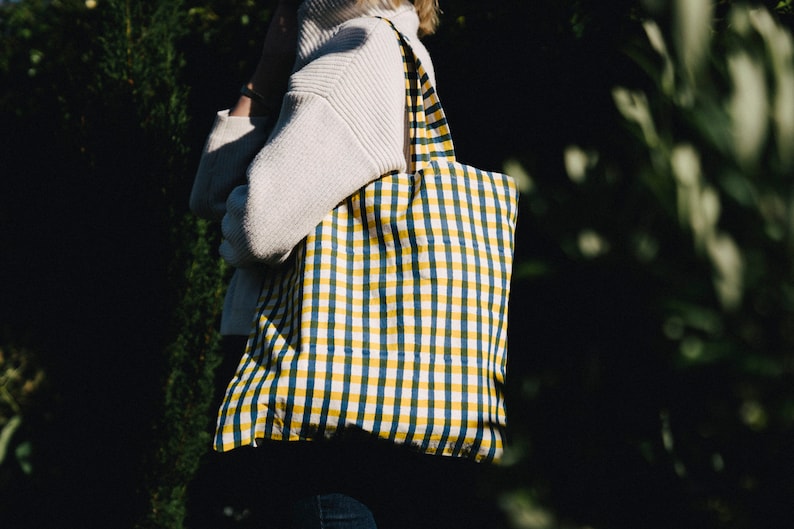 Block Print Tote Bag The Bertie image 3