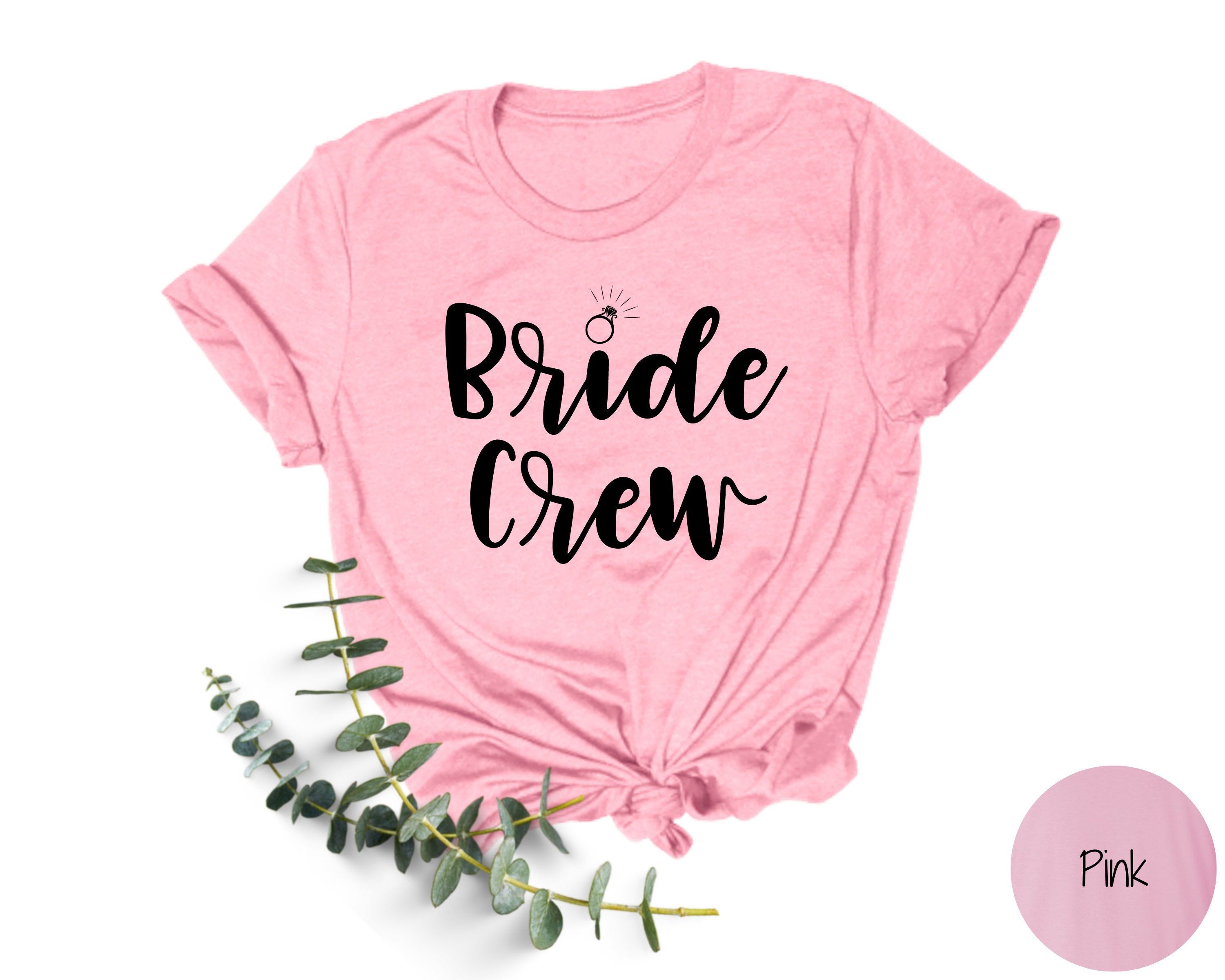 Bride Shirt Bride Crew Shirt Wedding Shirt Bride's Etsy UK