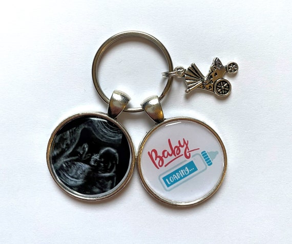 Baby scan engraved best sale keyring