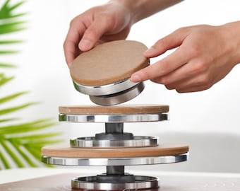 11/15/20/25/30cm Double Sided Turntable | Rotating Aluminum Wheel for Ceramics, Sculpting, Clay, Pottery (5 sizes)
