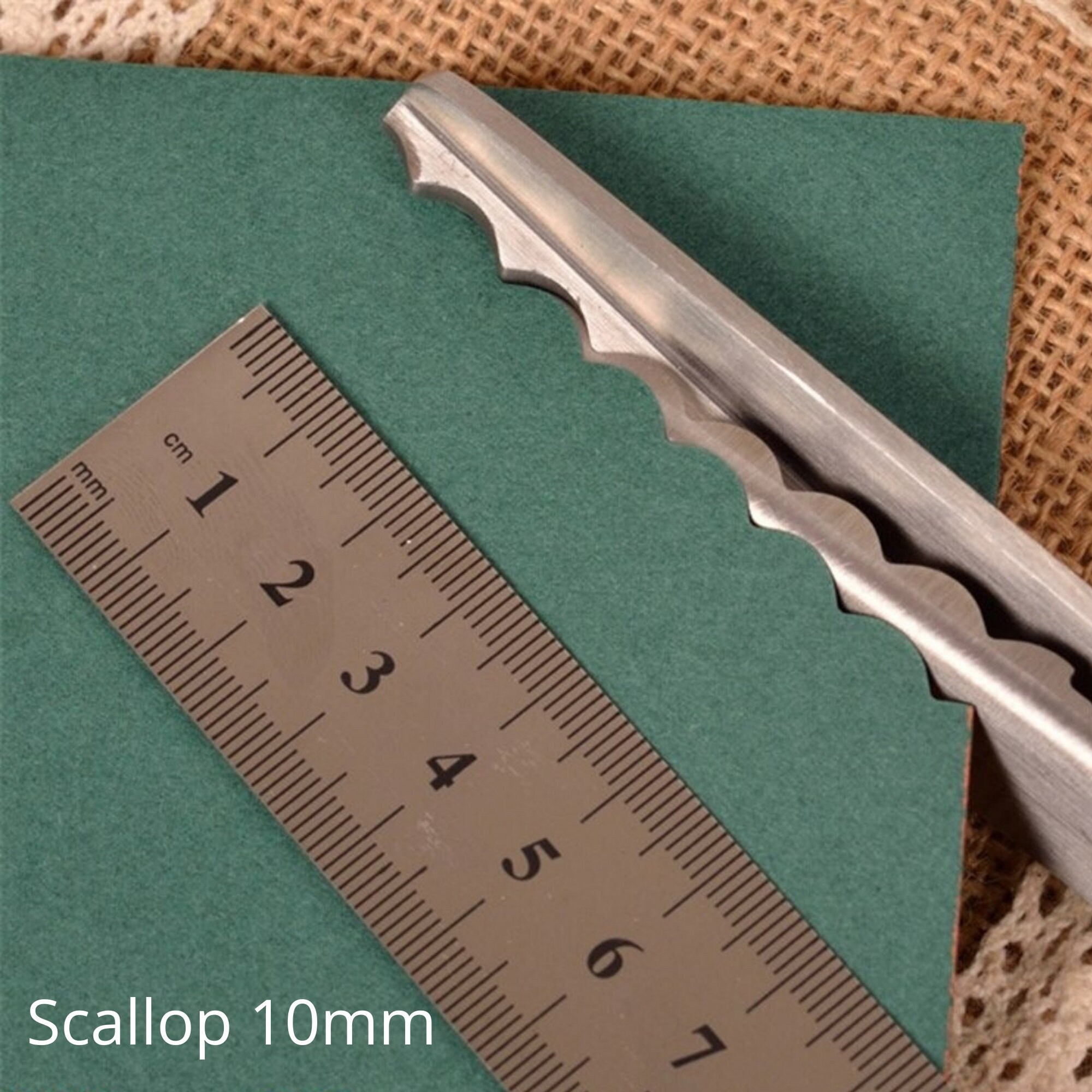 3-18mm Professional Zig Zag/scallop Scissors Leather/fabric Scissors Pinking  Shears 