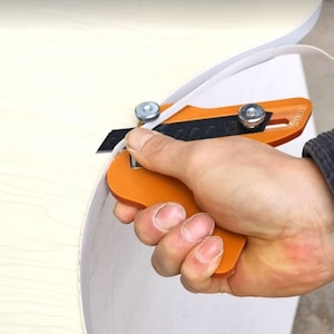 Woodworking Hand Trimmer for PVC Edge Seal Strip | Curve/Straight Edge Banding Trimmer Machine
