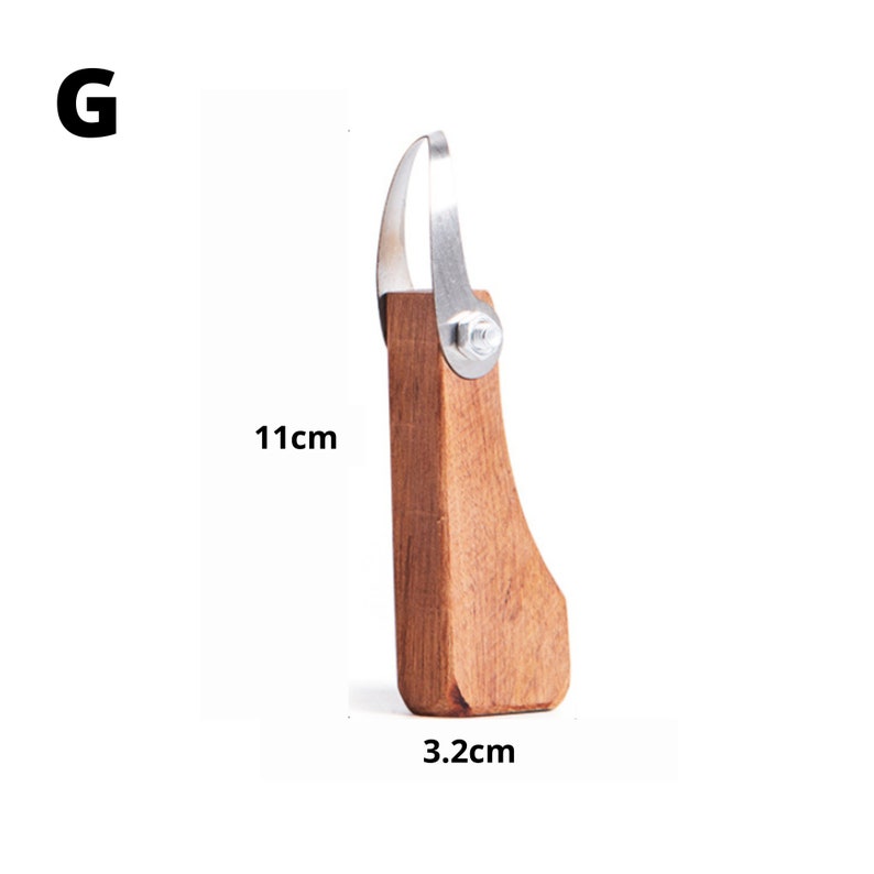 Wooden Pottery Spatula/Scraper/Shaper 6 shapes For Pottery, Ceramics, Clay, Sculpting, etc. G