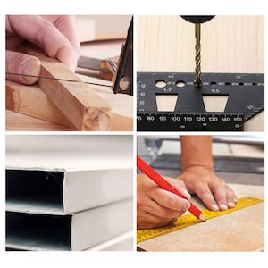 Multifunctional Woodworking Three Dimensional Positioning Ruler ...