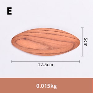 Wooden Pottery Spatula/Scraper/Shaper 6 shapes For Pottery, Ceramics, Clay, Sculpting, etc. E