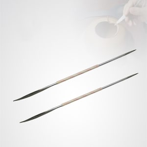 Dual-end Pottery Spout Digging Tool / Punching, Carving, Sculpting, Engraving Knife/Needle