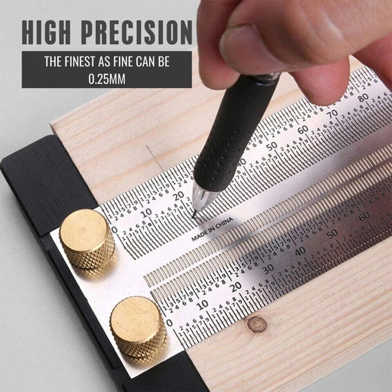 180mm-400mm High-precision Woodworking T-rule Carpenter's Marking Ruler  Woodcraft Measuring Tool 