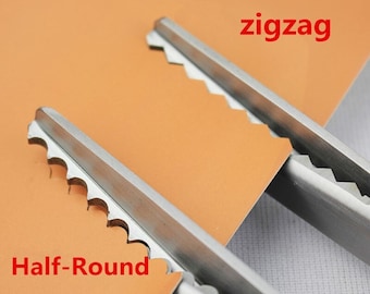 3-18 mm Zig Zag profesional/tijeras festoneadas/tijeras para cuero/tela/tijeras dentadas