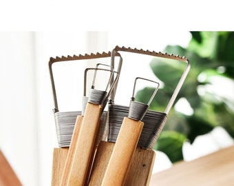Pottery Texture/Trimming Tool (5 sizes) | For Pottery, Ceramics, Clay, Sculpting, etc.