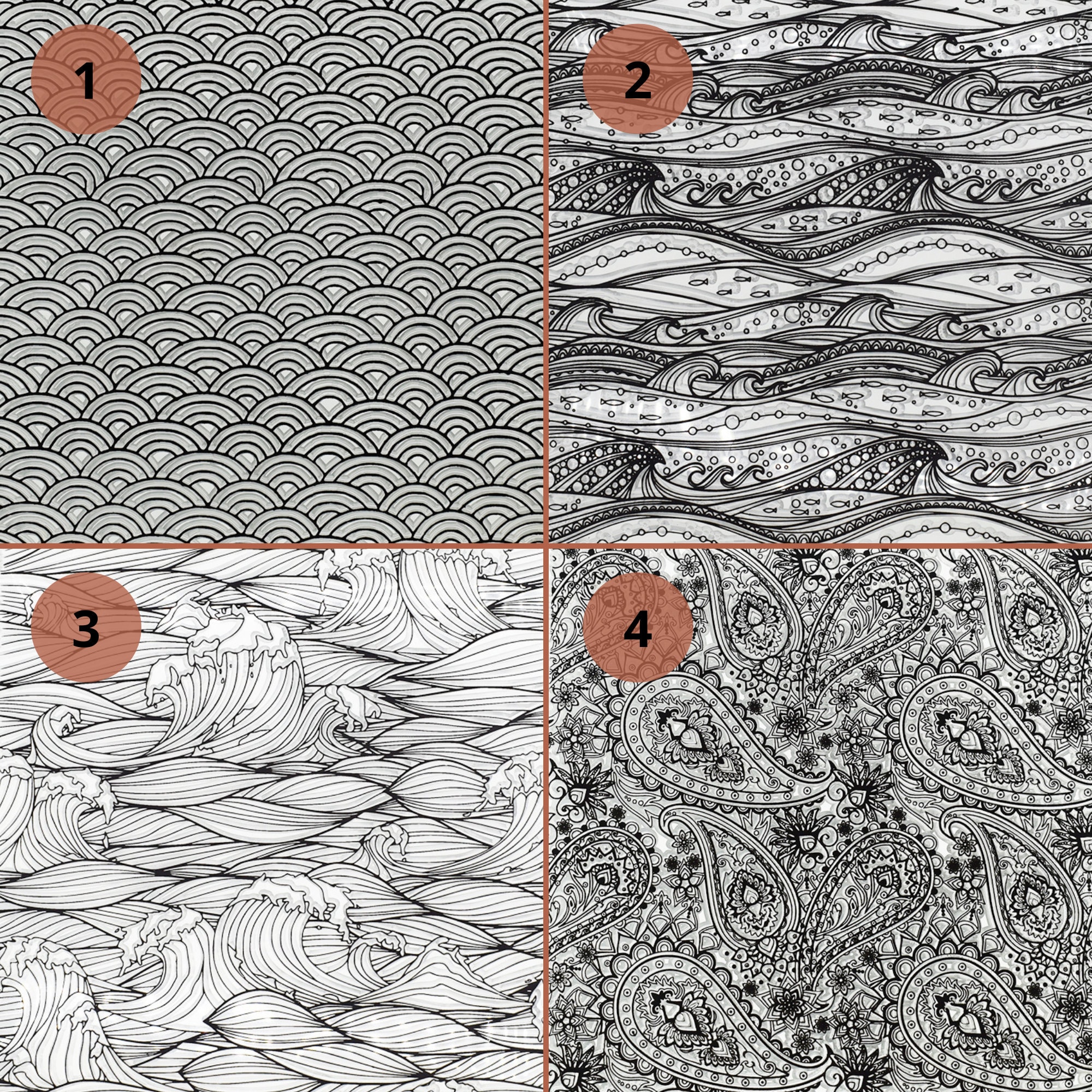 22 Designs Texture Stamp Mat Emboss Sheets for Polymer Clay Etsy