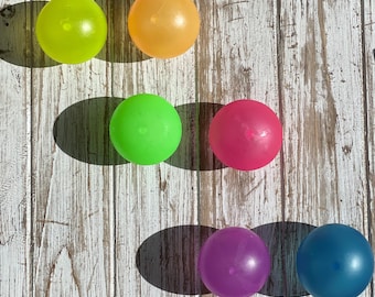 Sticky Wall Balls Glow in the Dark Set of 6