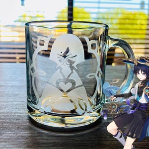 Scaramouche Wanderer Constellation Etched Glass Mug