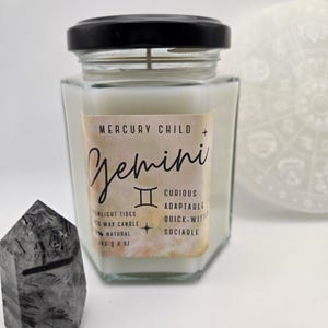 Zodiac-Inspired Candles. Gemini. Air element. Enchanting Candles for Each Astrology Sign. Zephyr’s Breath.