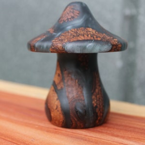 Mushroom Decor Wood Epoxy Resin Banksia Pod  Mushroom Decor Fairy Garden Enchanted Forest Decor One of a Kind Gift Unique OOAK