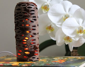 Fairycore Goblincore Mini Lamp Bedside Night Light Cottagecore Lamp Woodland Enchanted Forest Mood Lighting from Banksia Wood