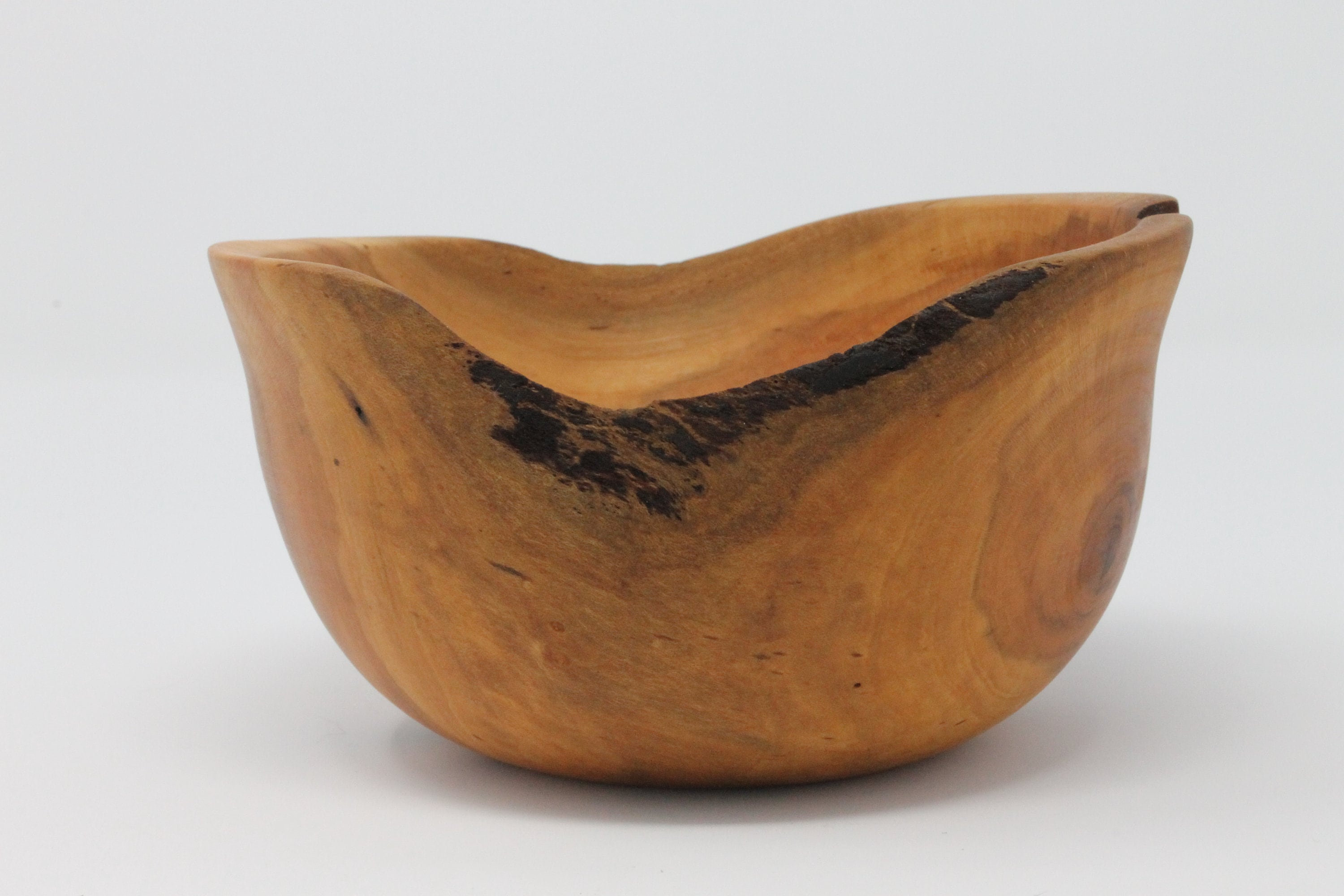 Rustic Small Bowl Hand Turned Small Wood Bowl Rustic Decorative Bowl - Etsy