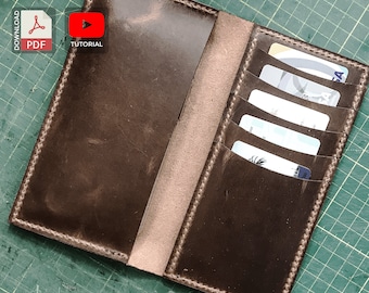 Patrón de funda de teléfono de cuero, plantilla de funda de teléfono de cuero, PDF de funda de teléfono de cuero, tutorial de vídeo de bricolaje gratuito