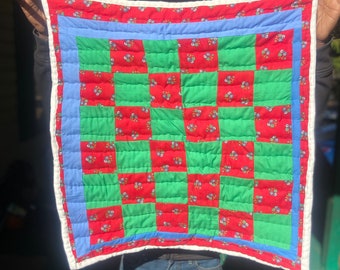 Handcrafted, Wall Hanger Cotton Quilt, Handsewn Quilt, Handstitched Quilt, Gee’s Bend Quilt, Tapestry Quilt, Artistic Quilt, Quilt, Tapestry