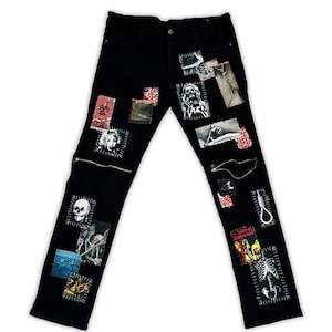 End Zipper Denim Jeans