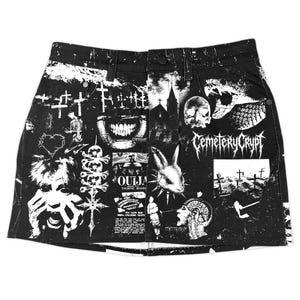 Graveyard Denim Mini Skirt