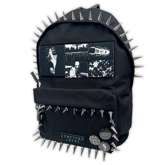 Crypt Spiked Backpack - Etsy