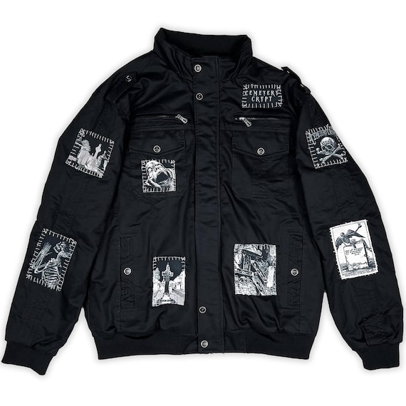 Crypt Military Bomber Jacket V2 - Etsy