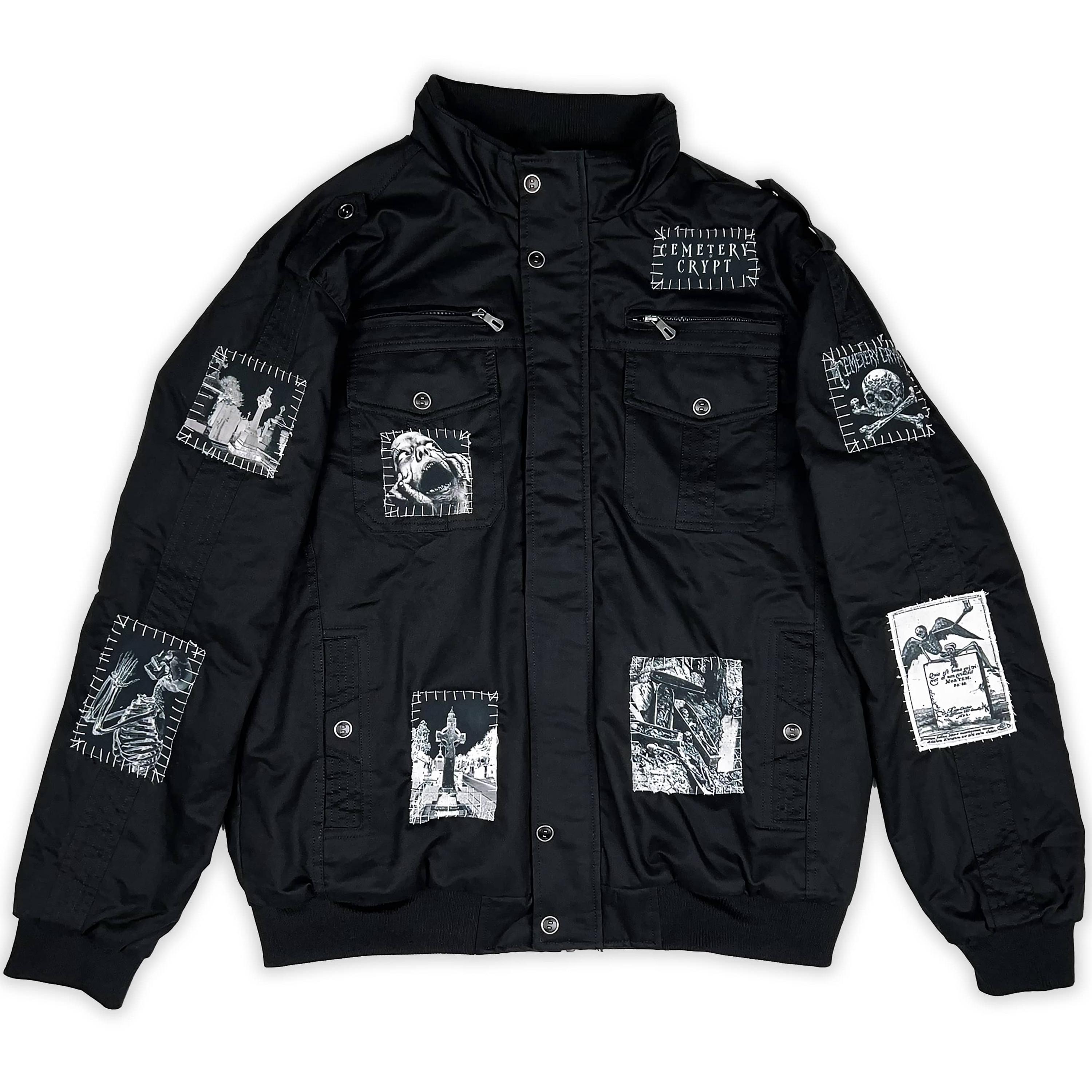 Grunge Bomber Jacket - Etsy
