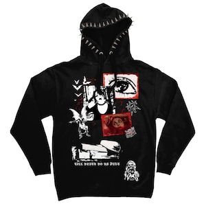 デッドストック!! RE⚡︎AL DEEDS LOGO HOODIE Exodus Spiked Hoodie - Etsy
