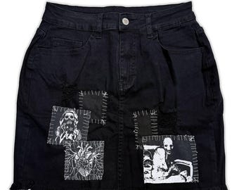 Midnight Denim Skirt