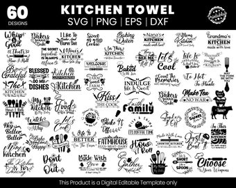 Kitchen Towel Svg 60 Design | Kitchen Towel Funny Svg | Pot Holder Svg | Funny Kitchen Svg | Kitchen Towel Funny Saying | Apron Svg Funny