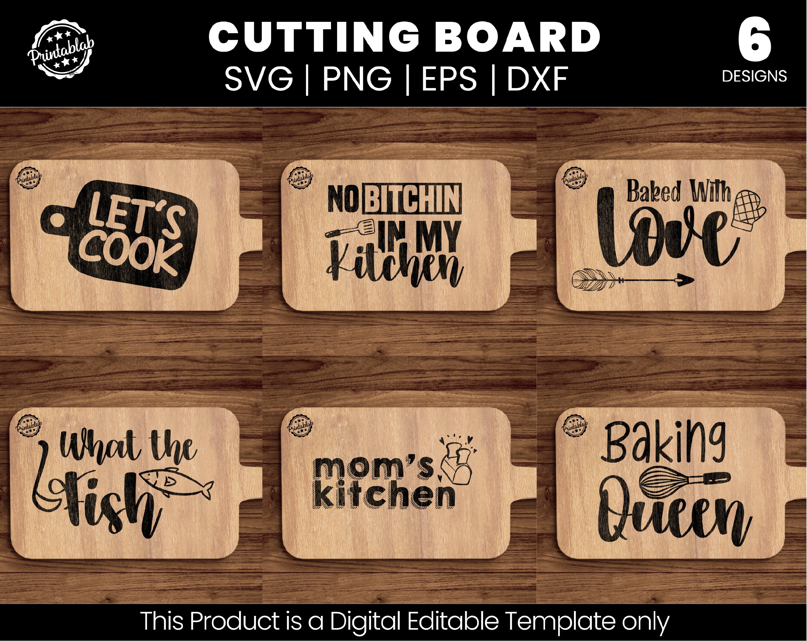 60 Cutting Board Svg Bundle, DXF Cutting boards silhouettes