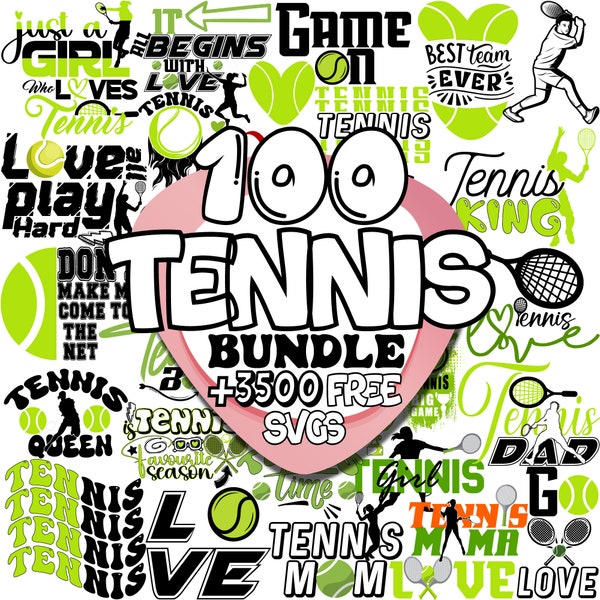 Tennis Svg Bundle | Tennis Racket Svg | Tennis Art | Tennis Png | Game Day Svg | Tennis Logo | Tennis Designs | Tennis Clipart