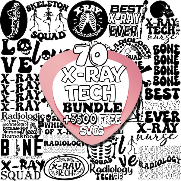 X-Ray Tech Svg Bundle | X-Ray Tech Png | Xray Tech Tshirt Svg | Radiology Svg | X Ray Technician Svg | Healthcare Svg | Medical Svg | Rt Svg