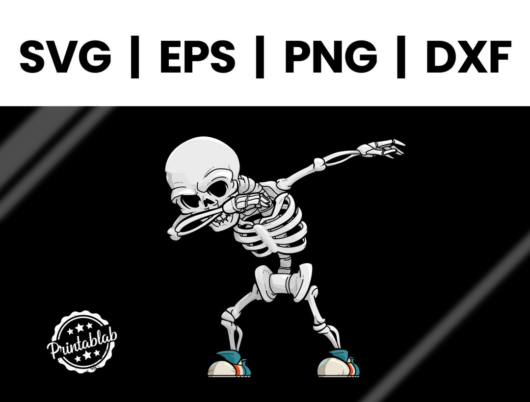 Dancing Skeleton Svg Dabbing Skeleton Svg Skeleton Svg - Etsy