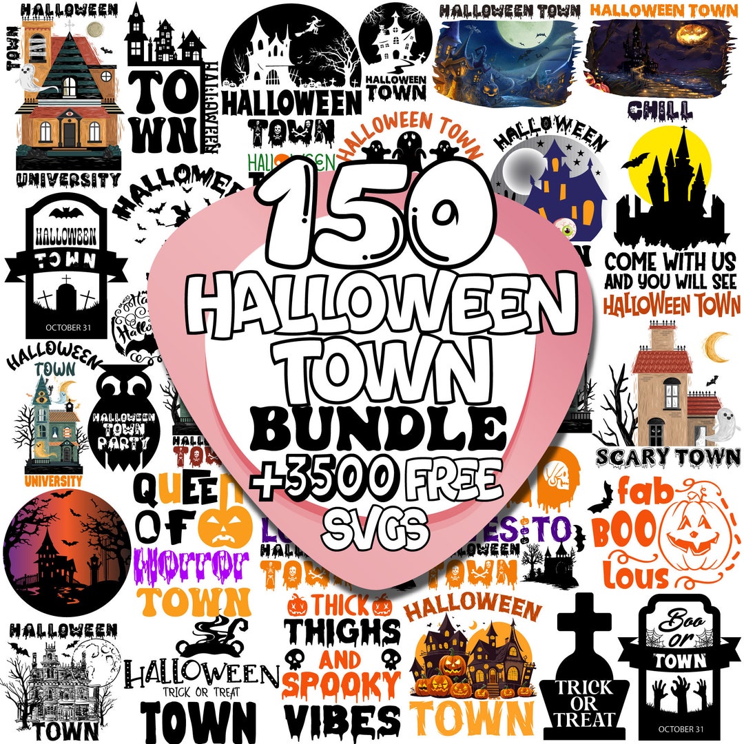 Halloweentown Svg Halloweentown Png Pumpkin Halloweentown - Etsy